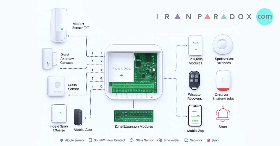 راهنمای کامل انواع دزدگیر پارادوکس