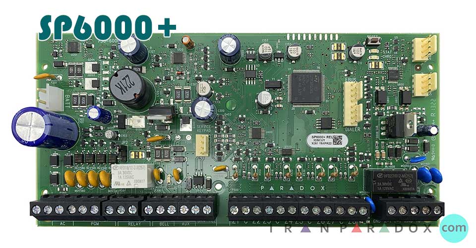 کنترل پنل SP6000 پارادوکس از نزدیک